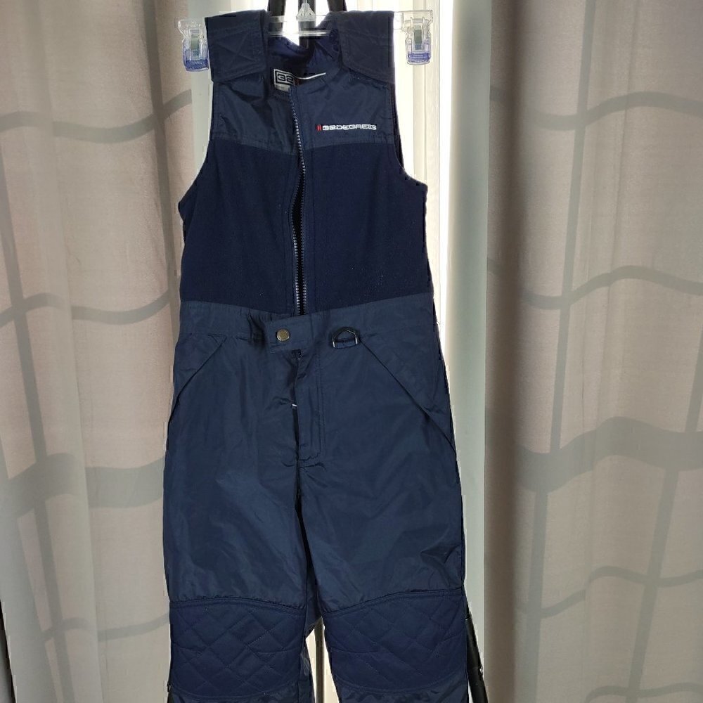 32 Degrees Weatherproof Blue Insulated Snow Suit Overalls Size 6